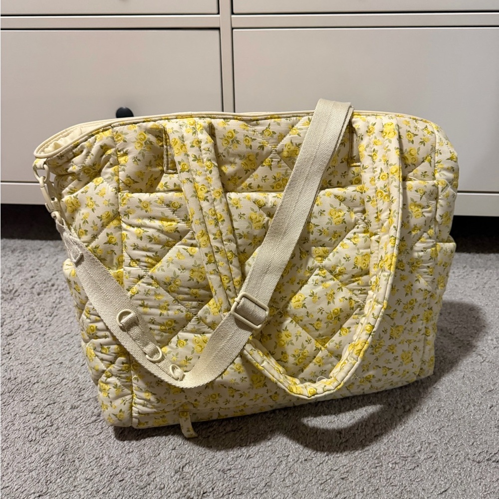 Beis x Elsa Hosk Tote Diaper Bag in Garden Party